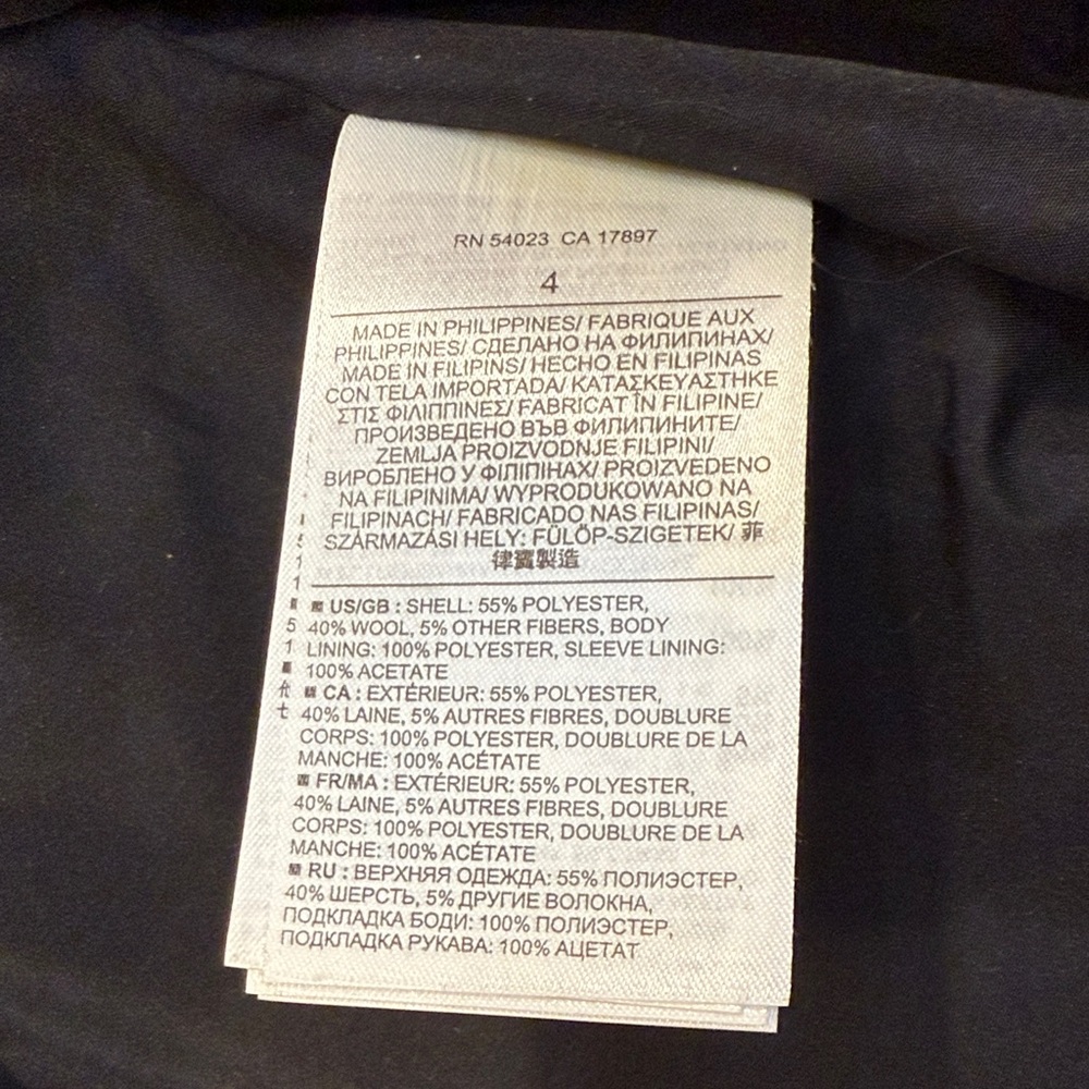 Banana Republic Women's Charcoal Blazer - Picture 5 of 6